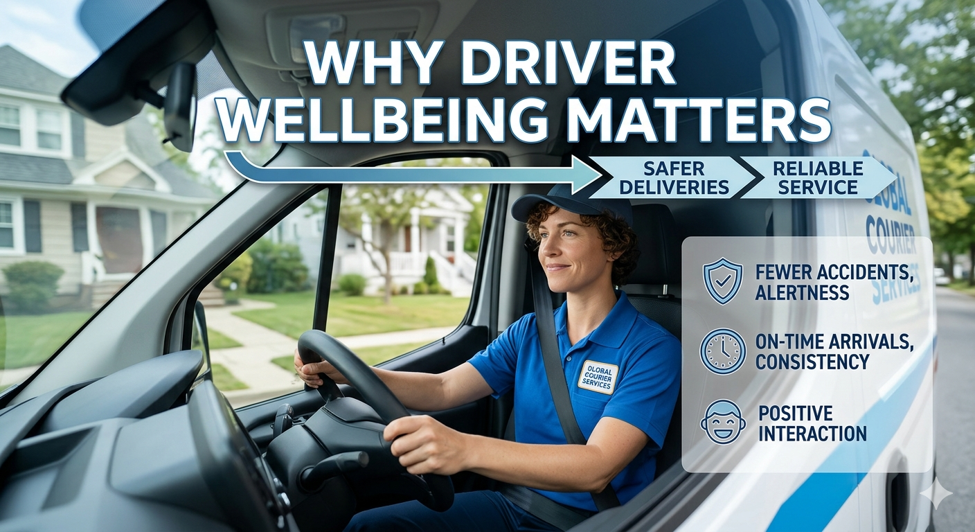 Why Driver Wellbeing Matters for Safer and Reliable Courier Deliveries